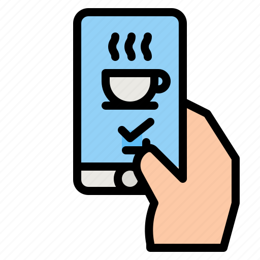 Coffee, online, service, application icon - Download on Iconfinder
