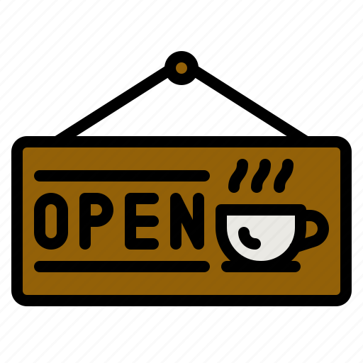 Open, shop, sign, opening, hours icon - Download on Iconfinder