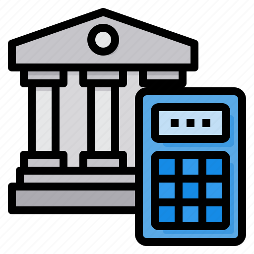 Finance, building, banking, calculator, money icon - Download on Iconfinder