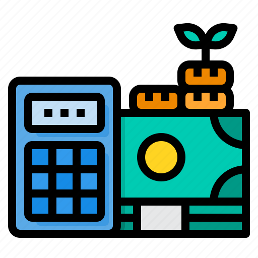 Budget, growth, money, calculator, cost icon - Download on Iconfinder