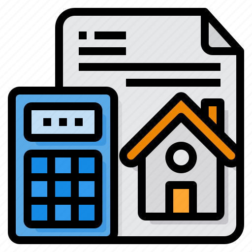 Financial, estate, real, loan, calculator, document icon - Download on Iconfinder