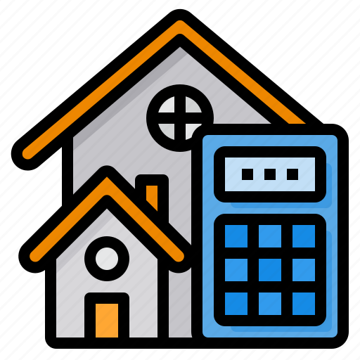 Calculate, estate, building, calculator, real, home icon - Download on Iconfinder