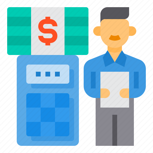 Money, accountant, worker, calculator, man icon - Download on Iconfinder
