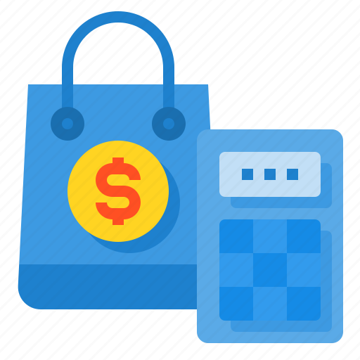 Bag, calculator, shopping, commerce icon - Download on Iconfinder