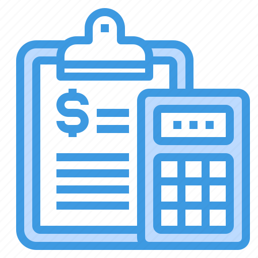 Accounting, calculator, clipboard, finance, economy icon - Download on Iconfinder