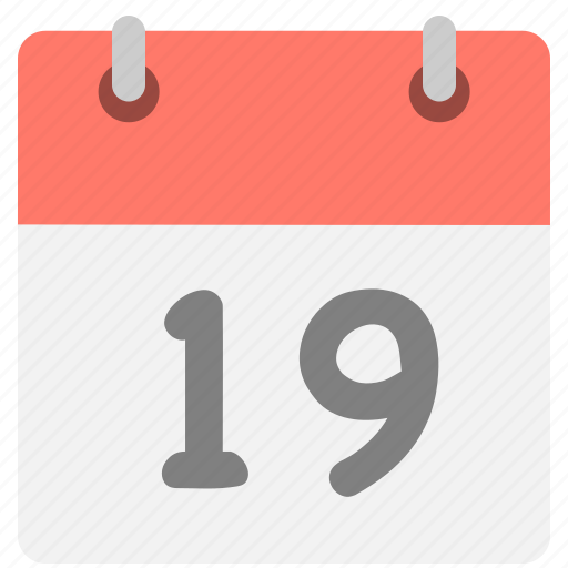 Schedule, event, hovytech, calendar, nineteen icon - Download on Iconfinder