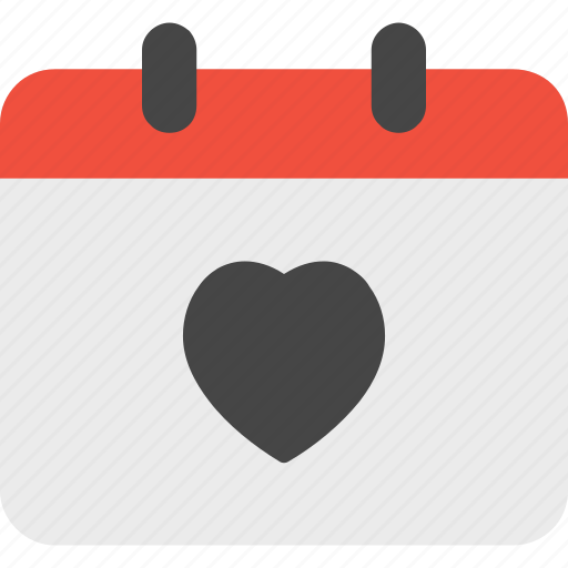 Calendar, event, love icon - Download on Iconfinder