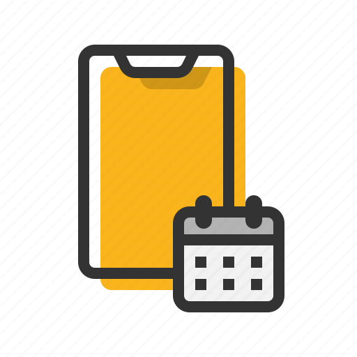 Calendar, date, mobile, reminder, schedule, smartphone icon - Download on Iconfinder