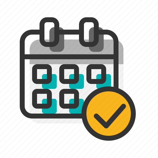Calendar, check, date, reminder, schedule icon - Download on Iconfinder