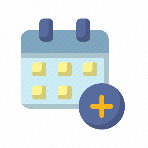 Add, calendar, date, plus, reminder, schedule icon - Download on Iconfinder