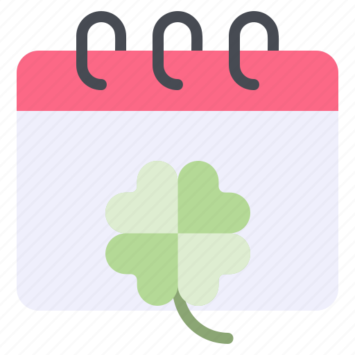 Calendar, clover, date, day, event, patrick, saint icon - Download on Iconfinder