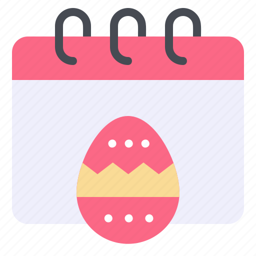 Calendar, date, day, easter, egg, event, spring icon - Download on Iconfinder