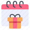 calendar, christmas, date, day, event, gift, present