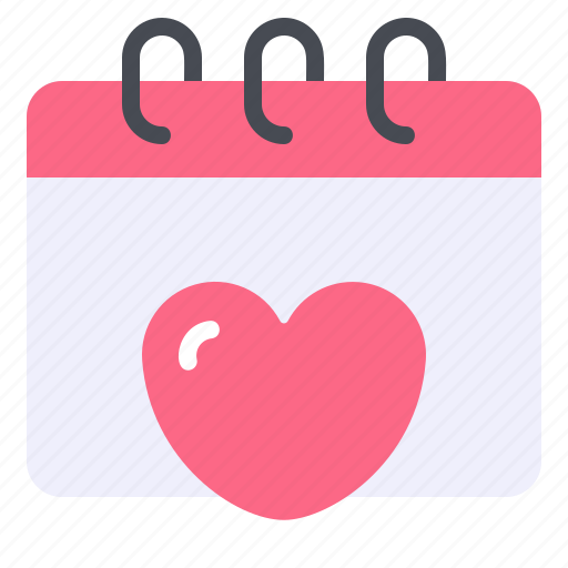 Calendar, date, day, event, love, valentine icon - Download on Iconfinder