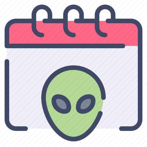 Alien, calendar, date, day, event, space, ufo icon - Download on Iconfinder
