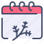 branch, calendar, christmas, date, day, event, tree 