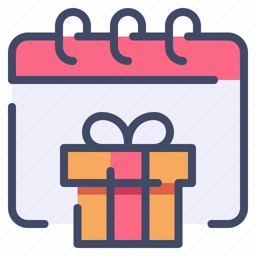 Calendar, christmas, date, day, event, gift, present icon - Download on Iconfinder