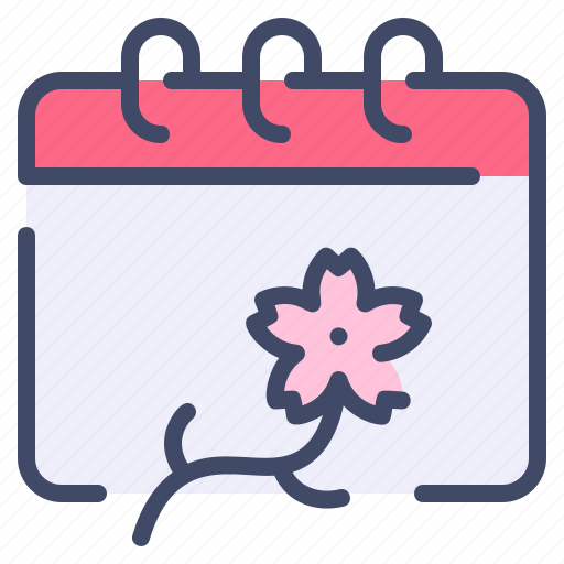 Branch, calendar, date, day, event, sakura, tree icon - Download on Iconfinder