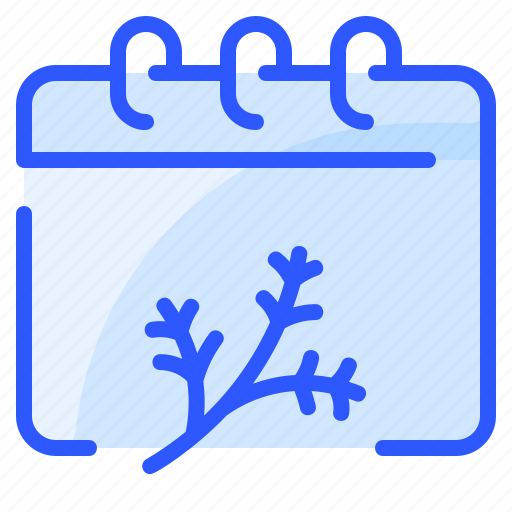 Branch, calendar, christmas, date, day, event, tree icon - Download on Iconfinder
