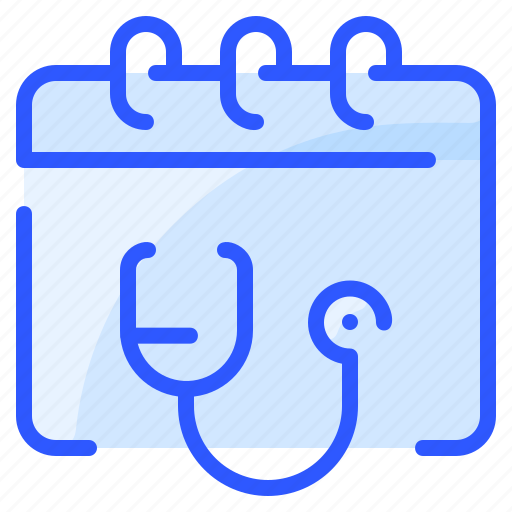 Calendar, date, day, doctor, event, medical, stethoscope icon - Download on Iconfinder