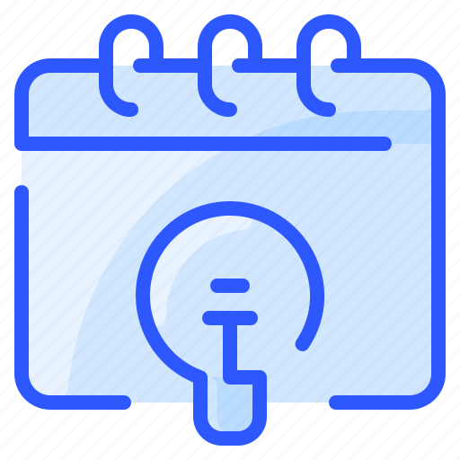 Bulb, calendar, date, day, electric, event, lamp icon - Download on Iconfinder