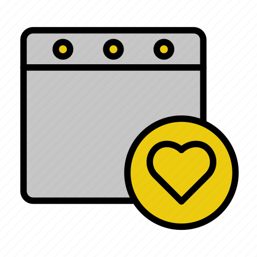 Calendar, date, event, love, schedule, valentines, wedding icon - Download on Iconfinder