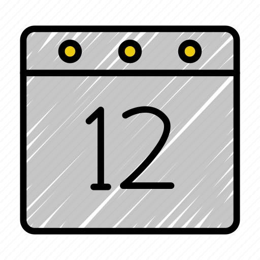 Calendar, date, appointment, day, event, month, twelve icon - Download on Iconfinder