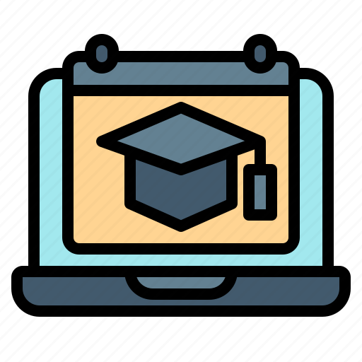 Congratulation, hat, education, calendar, event, time, and icon - Download on Iconfinder