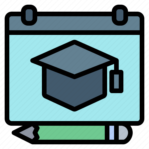 Congratulation, hat, education, event, calendar, time, and icon - Download on Iconfinder