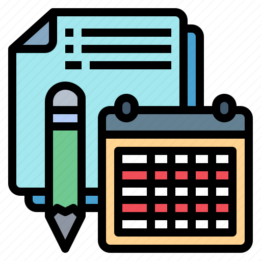 Education, calendar, time, and, date, schedule icon - Download on Iconfinder