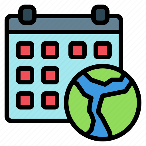 Global, earth, calendar, event, schedule icon - Download on Iconfinder