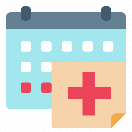 Healthcare, calendar, time, and, date, schedule icon - Download on Iconfinder