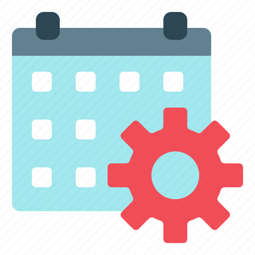 Service, setting, calendar, schedule, time, and, date icon - Download on Iconfinder
