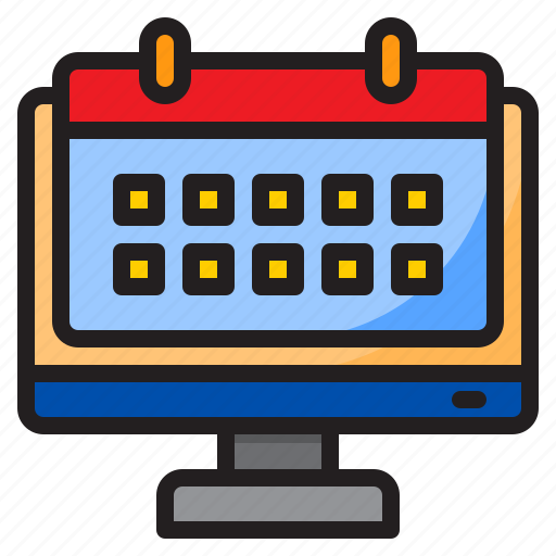 Calendar, date, schedule, event, computer icon - Download on Iconfinder