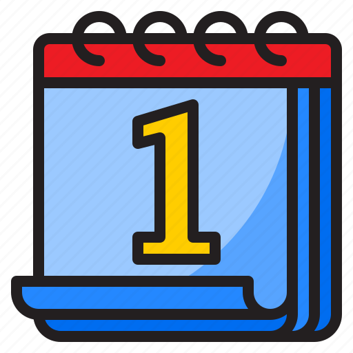 Calendar, date, schedule, one icon - Download on Iconfinder