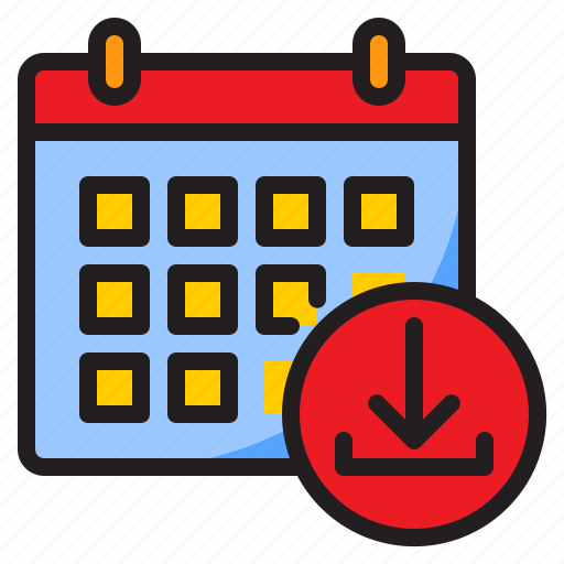 Calendar, schedule, date, download icon - Download on Iconfinder