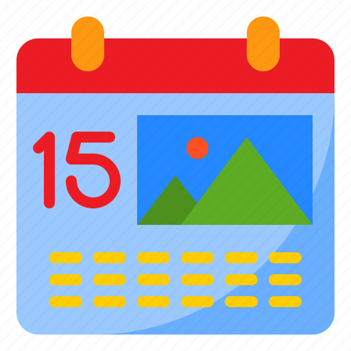 Calendar, date, schedule, image icon - Download on Iconfinder