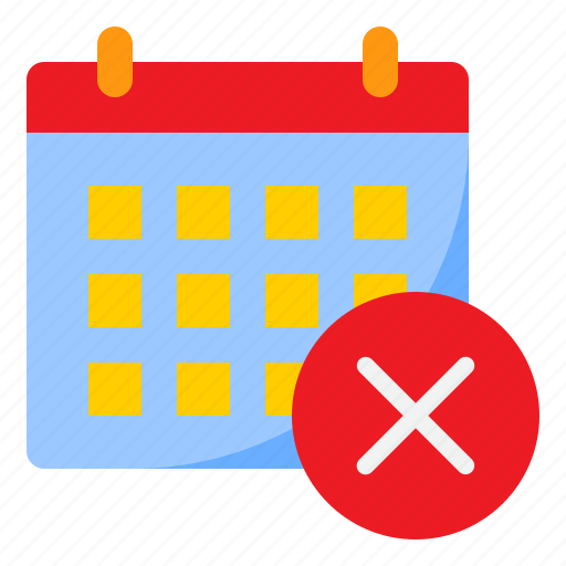 Calendar, schedule, wrong, event icon - Download on Iconfinder
