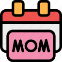 calendar, day, mothers day, date, schedule, time, event