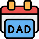 calendar, day, fathers day, date, schedule, time, event