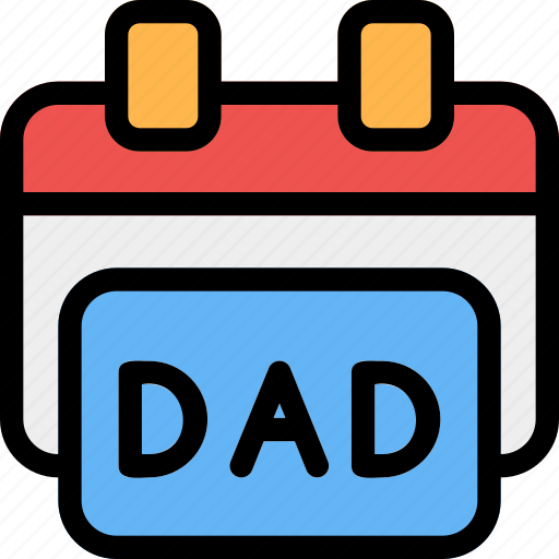 Calendar, day, fathers day, date, schedule, time, event icon - Download on Iconfinder