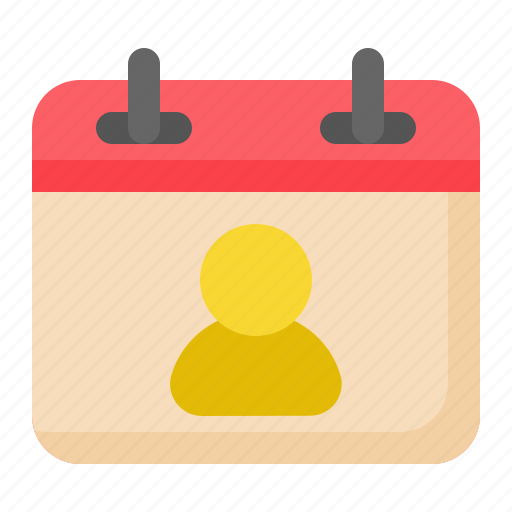 Human, person, member, account, calendar, date, schedule icon - Download on Iconfinder