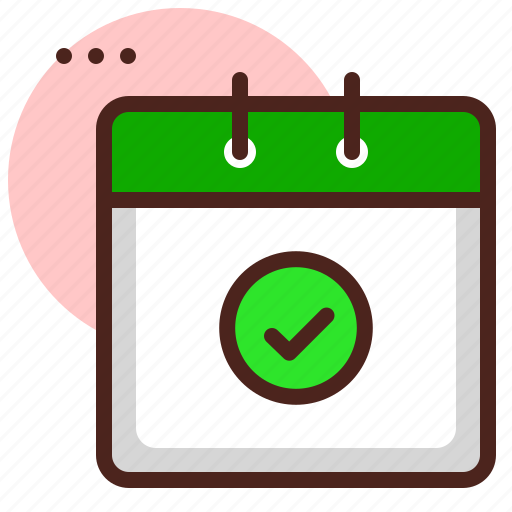 Calendar, checkmark, month, time icon - Download on Iconfinder