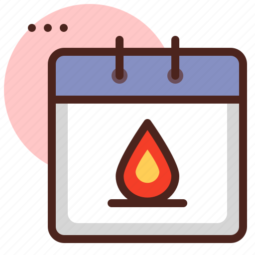 Calendar, fire, month, time icon - Download on Iconfinder
