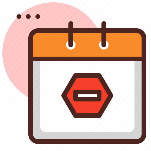 Calendar, interdiction, month, time icon - Download on Iconfinder