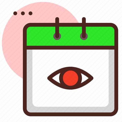 Calendar, month, time, visible icon - Download on Iconfinder