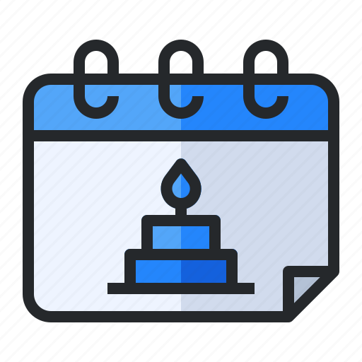 Appointment, birthday, cake, calendar, date, party, schedule icon - Download on Iconfinder
