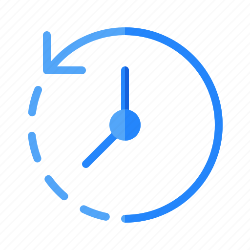 Arrow, clock, clockwise, load, refresh, time, undo icon - Download on Iconfinder