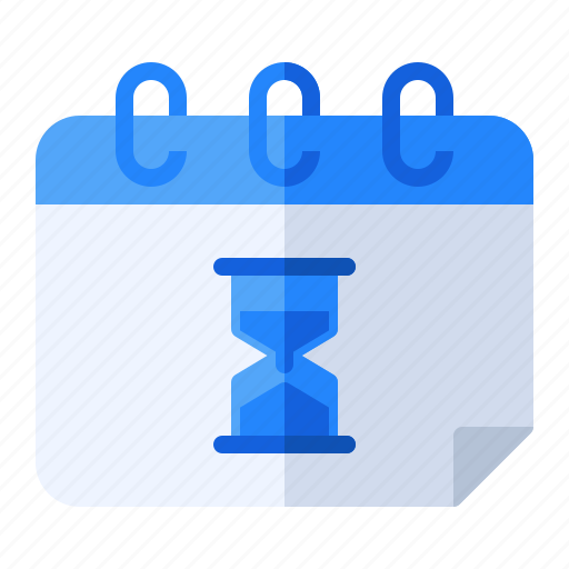 Appointment, calendar, date, hourglass, loading, schedule, time icon - Download on Iconfinder