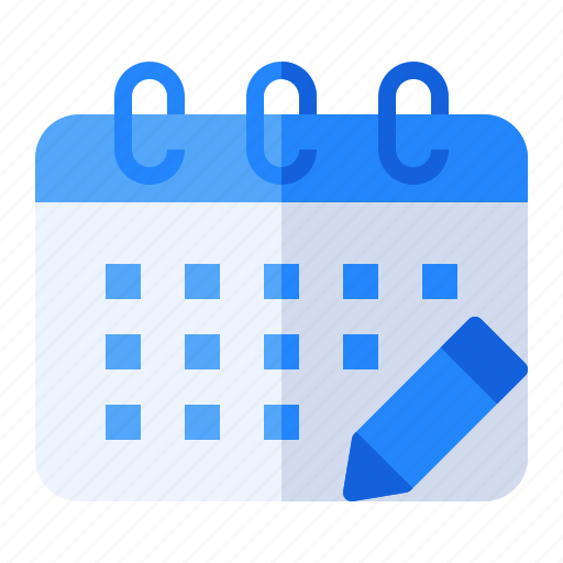 Appointment, calendar, date, edit, manage, pencil, schedule icon - Download on Iconfinder
